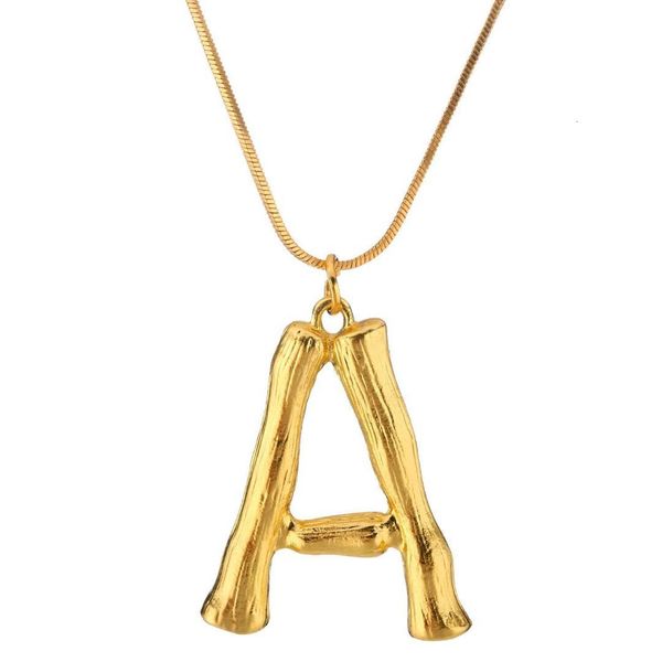 

women english shape pendant fashion new necklace charm letters jewelry, Silver