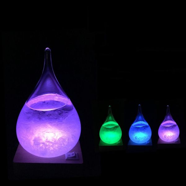 

color water drop forecast glass changing weather bottle home décor valentine's day present