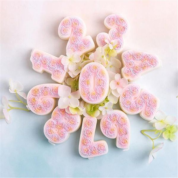 

rose numents свечи для украшения торта инструмент 0 1 2 3 4 5 6 7 8 9 свечи на день рождения для детского душа вечеринка jllwbz