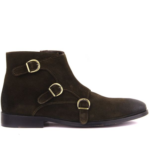 

sail man-boots with green suede zipper q9fy, Black