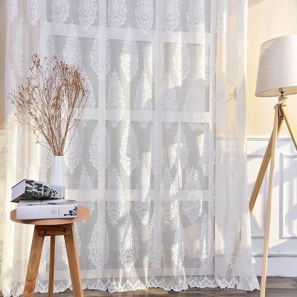 

european and american style 100% polyester floral design jacquard curtain living room , bed room screens window treatments