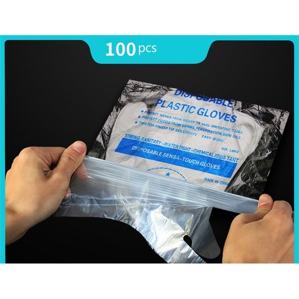 

housework disposable film food catering kitchen pe hygiene transparent gloves