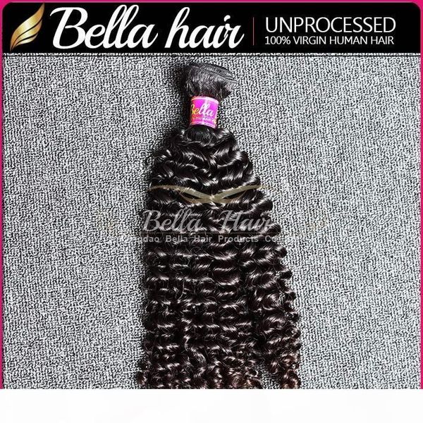 

bella hair 2шт лот mix длина 8 ~ 30 дюймов натуральный черный цвет бразильский вьющиеся волосы 100% наращивание человеческих волос бесплатн, Black