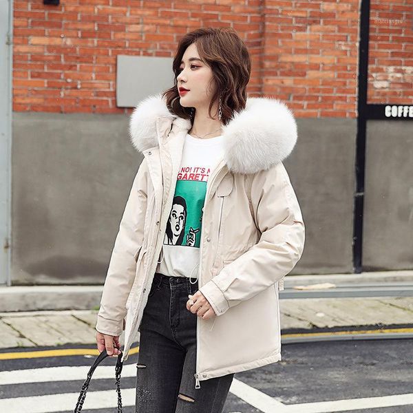 

women's jacket warm winter jacket women korean style parkas woman cotton down fashion hooded clothes 2020 mujer chaqueta pph12981, Black
