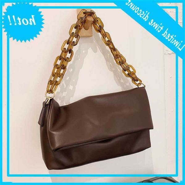 

new acrylic chain women shoulder crossbody 2020 luxury design handbags casual totes ladies messenger bags female purses