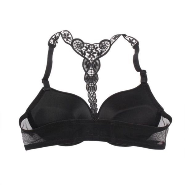 

price women front closure lace racer back push up bra bras 32-36b kg-811, Red;black