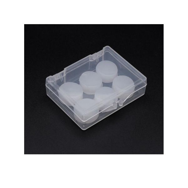 

6pcs earplugs protective ear plugs sile soft waterproof anti-noise earbud protector swimming showering wate sqcucr