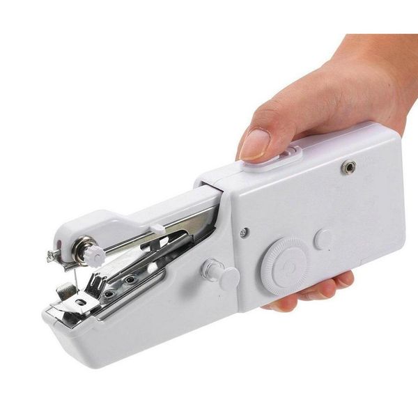 

mini portable handheld electric sewing machines stitch sew needlework cordless clothes fabrics electric sewing mac qyllzv wphome