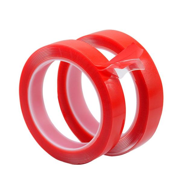 

5 мм 6 мм 8 мм 10 мм 12 мм 15 мм двухсторонний клейкий супер прочная прозрачная акриловая пена клейкая лента без следов wmtcdc