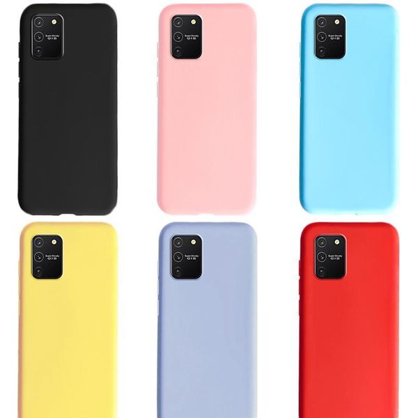 

case for samsung galaxy s10 lite s 10 lite s10lite sm-g770f cases simple solid color matte soft sile back cover ph wmtmuj