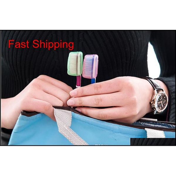 

portable toothbrush head cover holder travel hiking camping brush case protect hike brus qylrsd new_dhbest