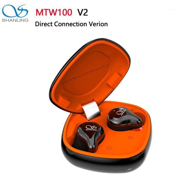 

shanling mtw100 v2 direct connection bluetooth 5.0 in-ear earphone knowles ba/graphene dynamic driver ipx7 waterproof1