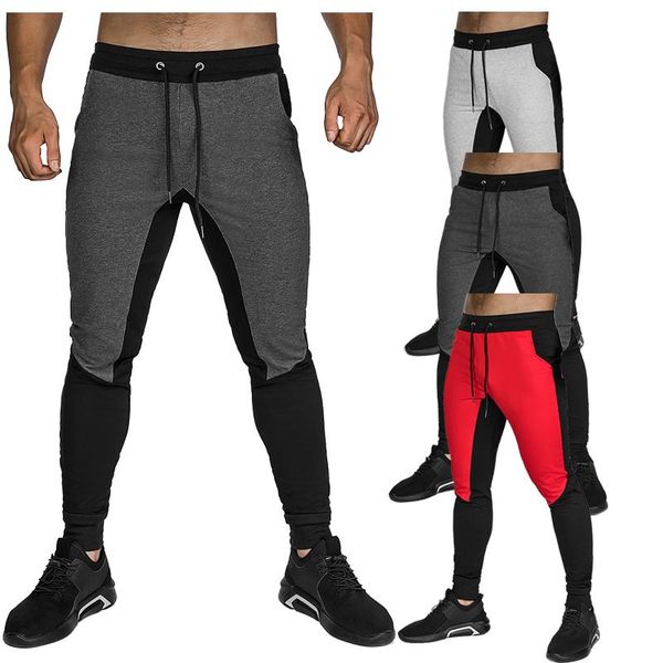 

running pants men's training clothes jogging sports casual fitness army, Black;blue