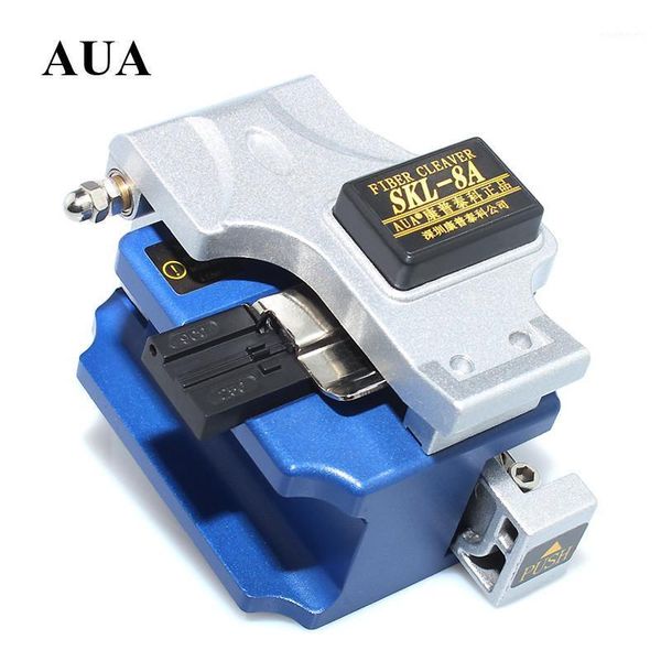 

aua high precision metal fiber ceaver 16 surface blade cable cutter skl-8a ftth fiber cold then melt universal1