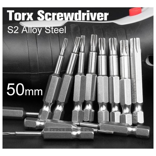 

12pcs/set security bit set tamper proof screwdriver drill bit screw driver bits torx flat head 1/ jllpyl yy_dhhome