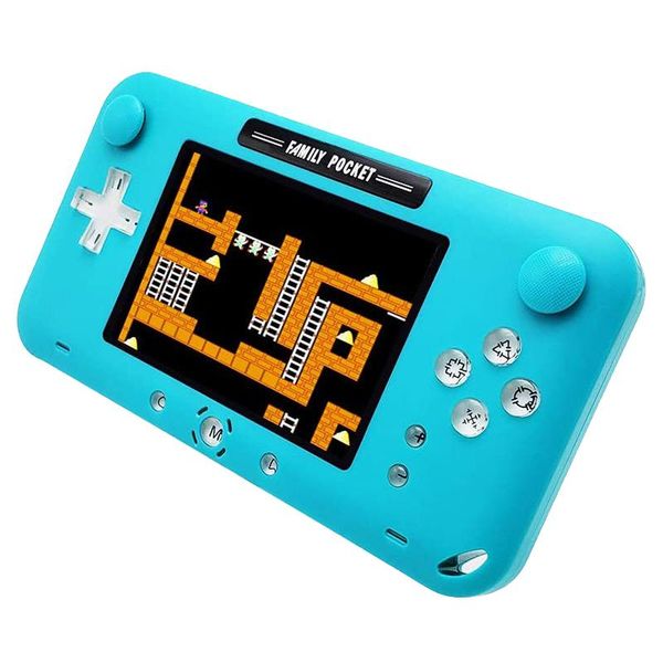 

gp40 children's dual rocker puzzle 8-bit handheld, nostalgic color sn game console
