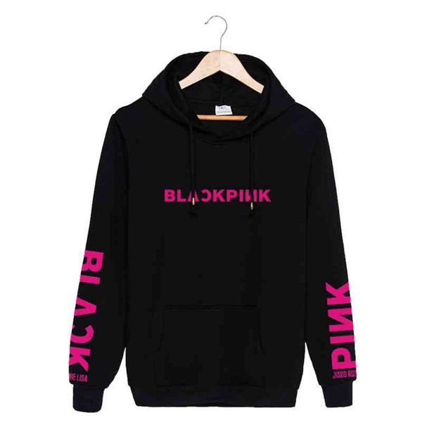 

fashion printed hooded and veet sweater men's and women's spring and autumn winter hoodi, Black
