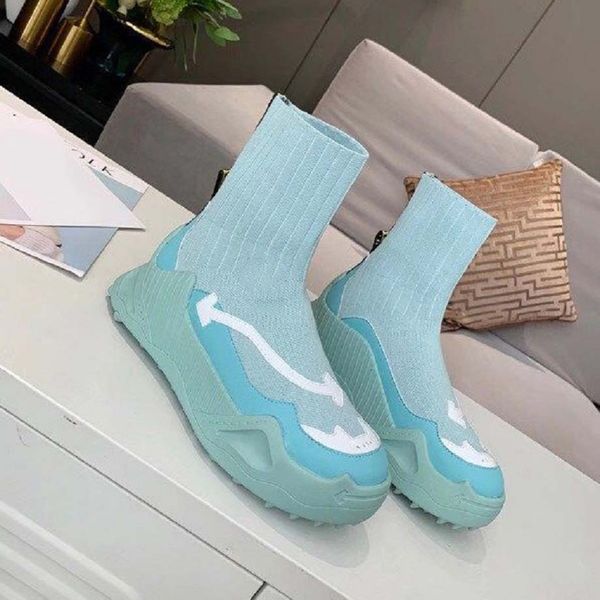 

women leather shoes lace up buckle ankle boots factory direct female rough heel round head size:35-40 51, Black