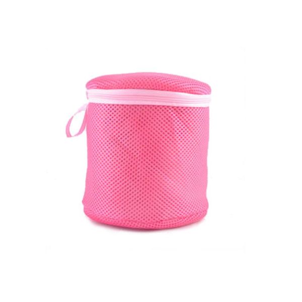 

travel home polyester triangle cylindrical clothing care laundry protection mesh net cleaning zipper closure bra washing bag