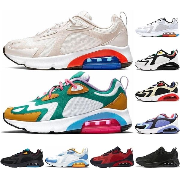 

men running shoes 200 200s bordeaux mystic green triple black white bright crimson vast grey fashion women mens trainers sports sneakers