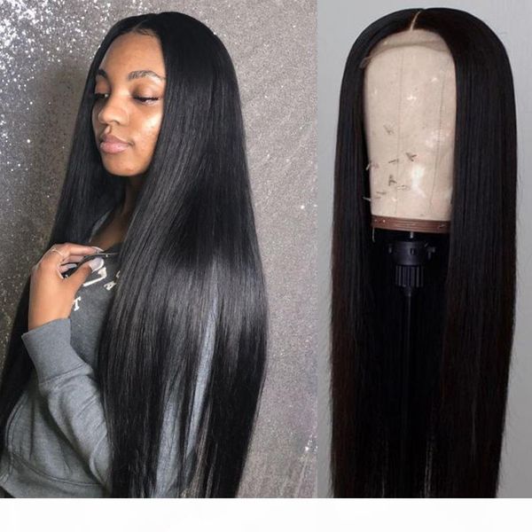 

13x4 closure straight lace closure wig straight human hair wig glueless pre plucked brazilian hair wig remy, Black;brown
