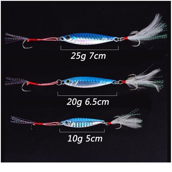 

1pc metal cast jig spoon 10g 20g 25g shore casting jigging lead fish sea bass fishing lure artificial bai qylost