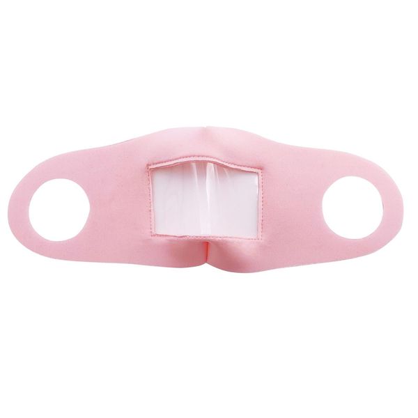 

fashion printed mask washable transparent visible lip face mask reuseable mouth mask protective mouth caps 2020 sqcnom