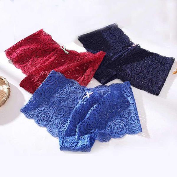 

2pcs women lace panties lingerie hip up seamless panties mid-rise tempting boyshort female comfort underpants underwear #f1, Black;pink