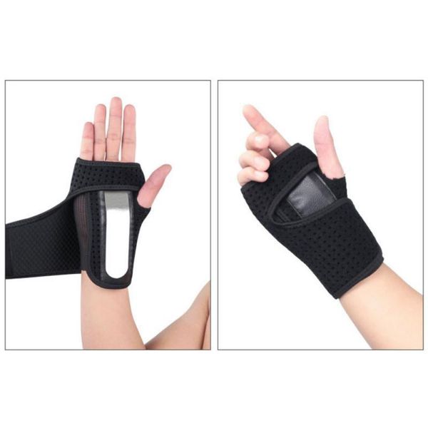 

wrist support 1pc weight lifting gloves training gym grips fitness glove crossfit bodybuilding gymnastics wristbands hand palm protector, Black;red