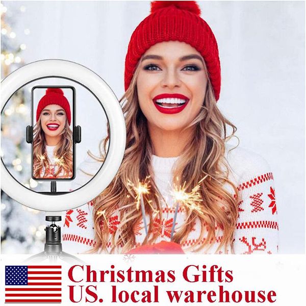 

ringlight for phone gift merry christmas ring light avec trepied ring light phone 10inch selfie led bluetooth remote control