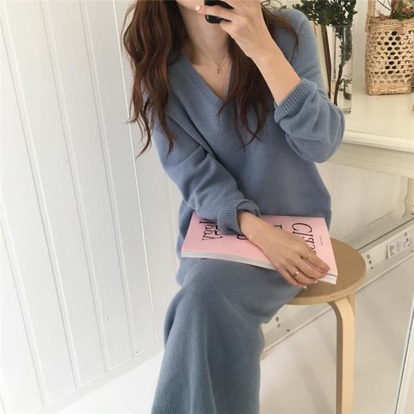 

warm sweater women autumn dress winter long sweater knitted dresses long loose maxi oversize lady dresses bodycon robe vestidos, White;black
