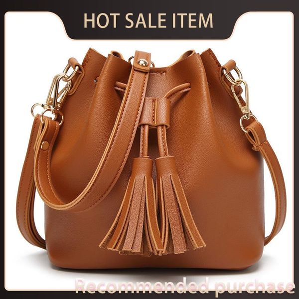 

bucket women bags handbag bags shoulder high bag quality tote leather real body purse handbags crossbody female cross fashion travel pctwi