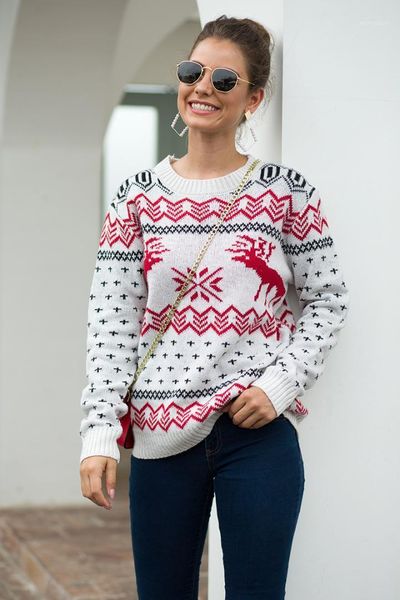 

winter clothes women christmas sweater women embroidery knitted jumper winter plush warm long sleeve pullovers1, White;black