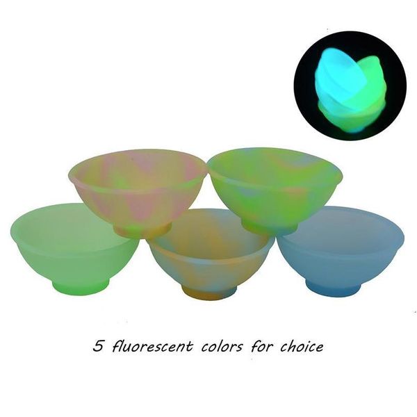 

20pcs mini sile pinch bowl fluorescent soft flexible dab jars container dinnerware set kitchen tools for bho jllmir dh_niceshop