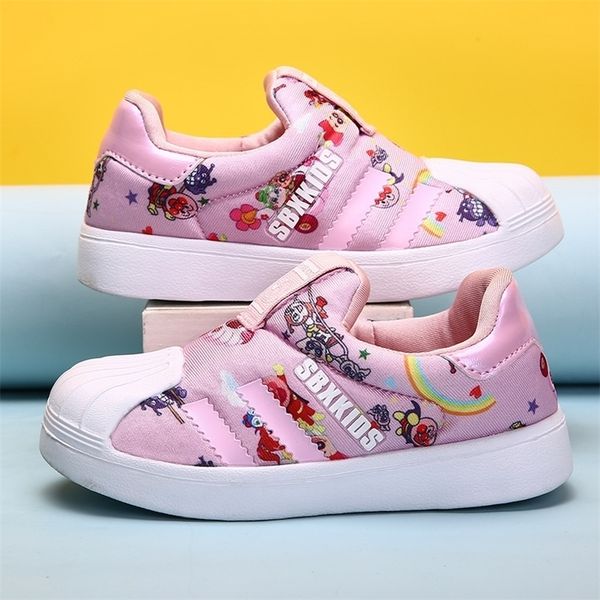 

kids shoes for girl sneakers boys teenage brand classic white shoes soft chaussure enfant sport running sneakers child trainer 201113, Black;grey