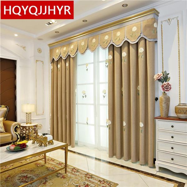 

curtain & drapes modern minimalist elegant japanese and korean style embroidered blackout curtains for living room window bedro