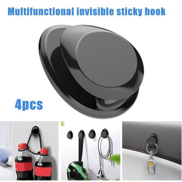

hooks & rails 4pcs adhesive cable holders management clips wire holder for car home invisible hook1