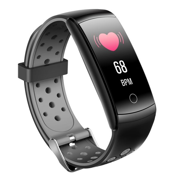 

fashionable fitness rubber band body temperature monitoring rfid smart watch for social distance alarm