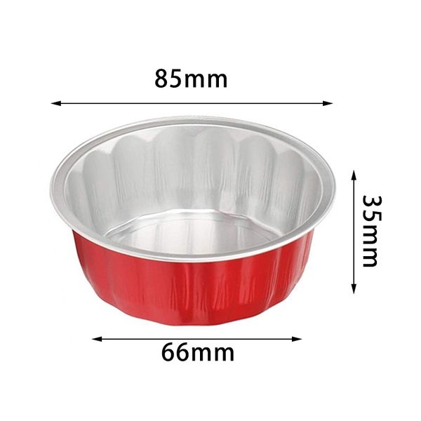

100pcs 5oz 125ml disposable cake baking cups muffin liners cups aluminum foil cupcake baking cups f jllchf