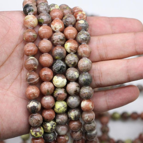 

4 6 8 10 12mm natural plum blossom stone jaspers bead round loose spacer beads for jewelry making findings diy bracelet earrings h bbybyj