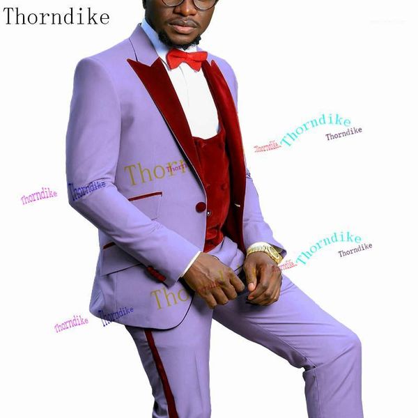 

men's suits & blazers thorndike latest coat designs purple men slim fit tuxedo groom wedding custom prom blazer (jacket+pants+vest)t102, White;black