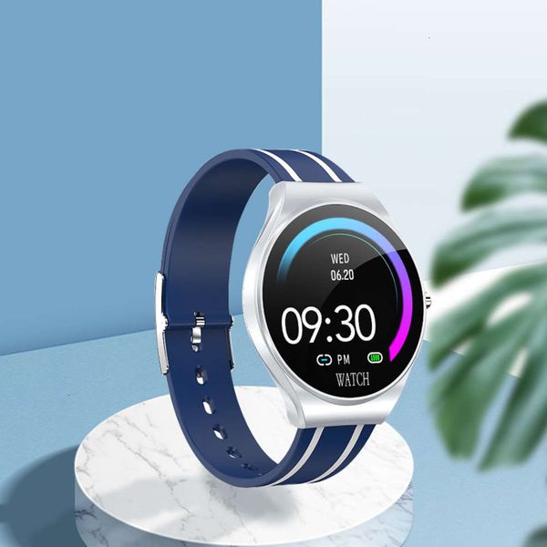 

td26 1.22 inch high definition tft round smart watch bluetooth 4.0 touch screen sports braceletbgt