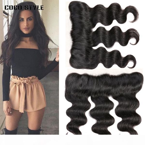 

brazilian body wave bundles 100% human hair 3 or 4 brazilian hair weave bundles can buy non remy hair extensions 1pc, Black
