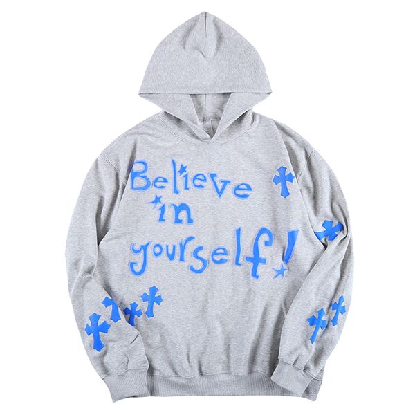 

2021 new hoodies do hip hop dos homens acreditam em si mesmo 8g4w, Black