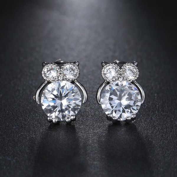 

hoop & huggie 2021 noenname_null unique design crystal blue grade cz white gold color earrings for women jewelry ring, Golden;silver
