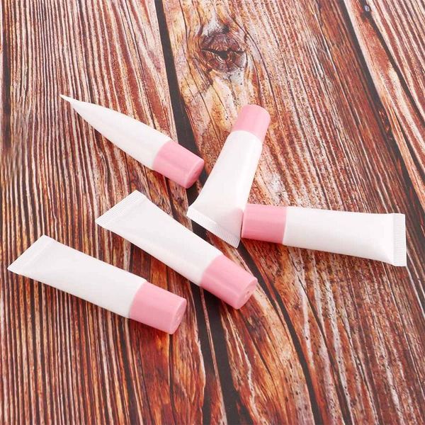 

storage bottles & jars 5/10pcs empty lip gloss tubes sample vials lipstick tube glaze cosmetic container squeeze clear