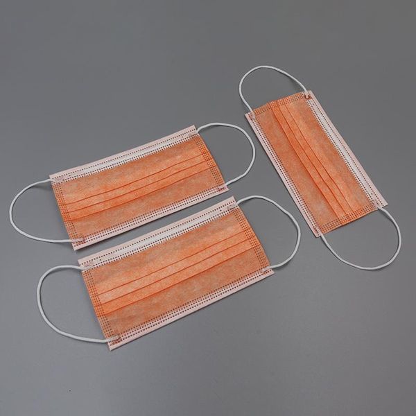 

shipping 3-7 days to us disposable face masks with elastic ear loop 3 ply breathable for blocking dust ai