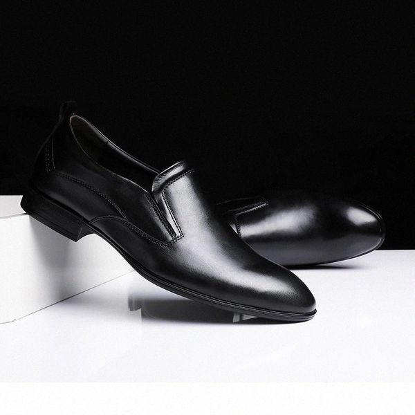 

big size 50 hand made genuine leather loafers mens dress shoes men wedding party shoes slip on breathable prom shoes men a4 #ol0n