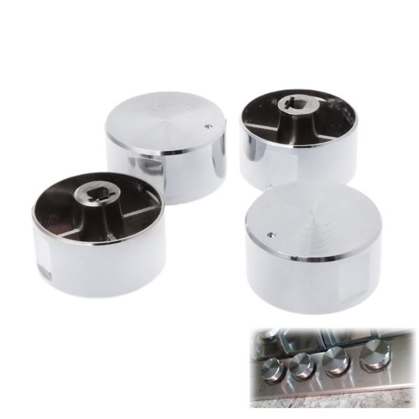 

2019 новые 4 шт. ротационные выключатели круглая ручка газовая плита горелка духовка кухонные части ручки кухонные детали цинкового сплава к