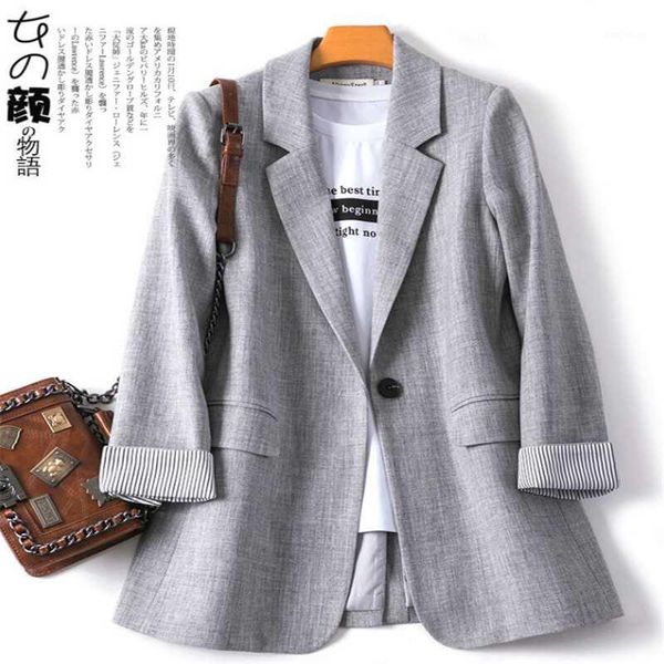 

thin web celebrity blazer for women spring/summer 2020 new loose casual spring/autumn blazer small suit1, White;black